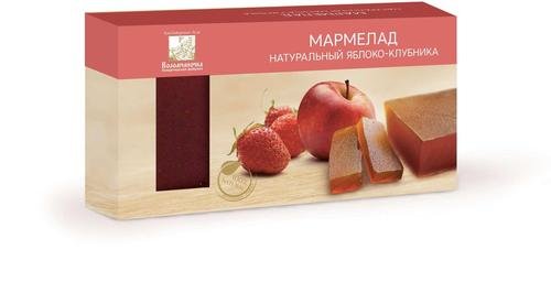 №2 Мармелад пластовый 210г Яблоко-Клубника в Троицке