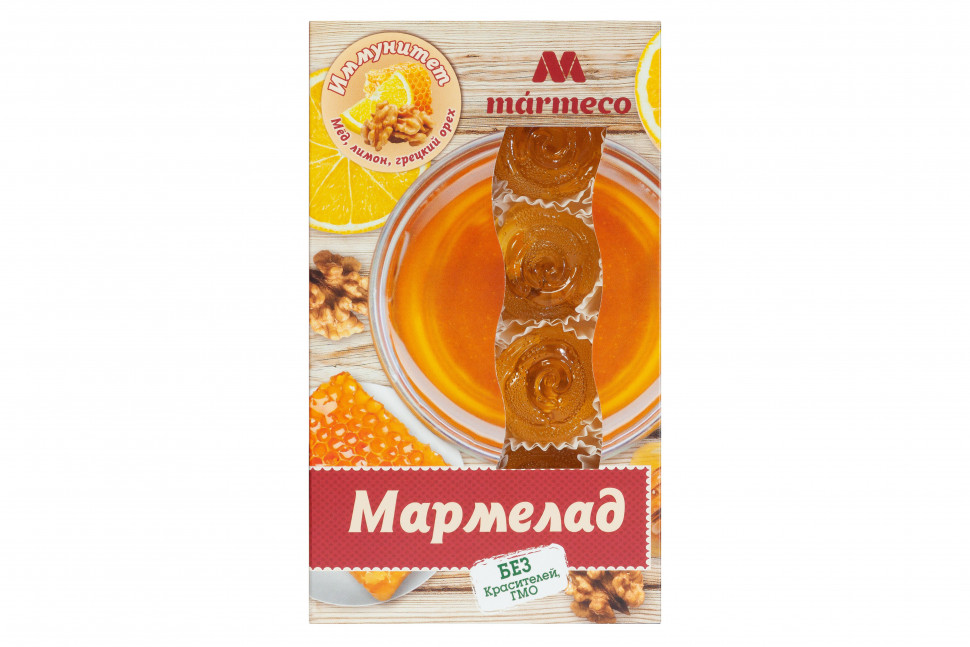 Мармелад "Иммунитет"  Мёд, лимон, грецкий орех, 180г  в Троицке